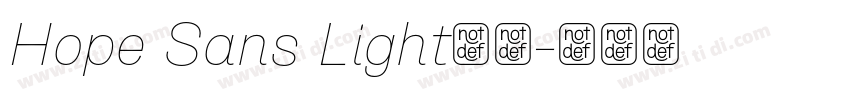 Hope Sans Light字体字体转换 Hope Sans Light字体字体转换